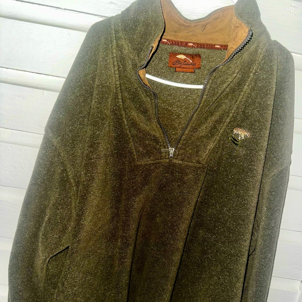 Vintage oversized quarter zip